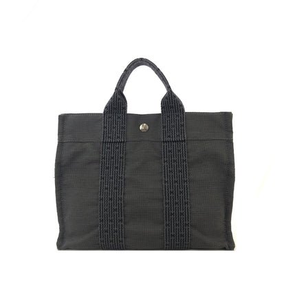 HERMES Yell Line 帆布 PM 手提包 灰色 復古 舊 teisbv
