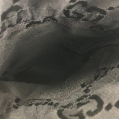 GUCCI Jumbo GG Canvas Small Handbag Pouch Black Vintage Old Gucci cwkemy