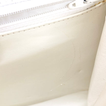 CELINE Gancini Kelly White vintage achjnp