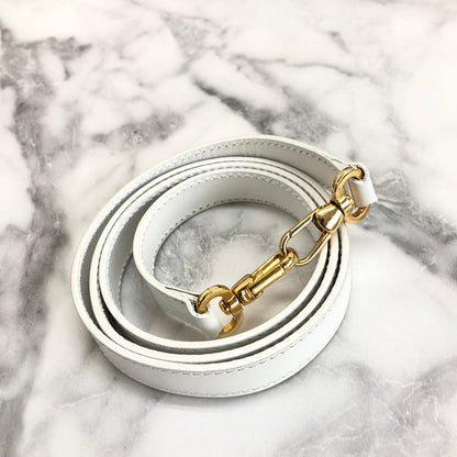 CELINE Gancini Kelly White vintage achjnp