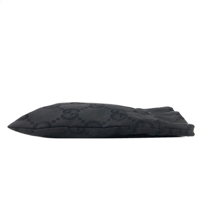 GUCCI Jumbo GG Canvas Small Handbag Pouch Black Vintage Old Gucci cwkemy