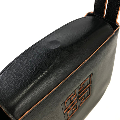 GIVENCHY 鏤空標誌皮革手袋 黑色 復古 舊款 58bs2r