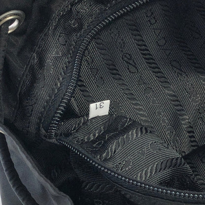 PRADA Triangle Logo Nylon Leather Backpack Black Vintage Old uhadjd