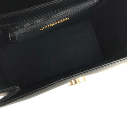 GIVENCHY 雙向大扣皮革手提包 黑色 復古做舊 jzz8wb