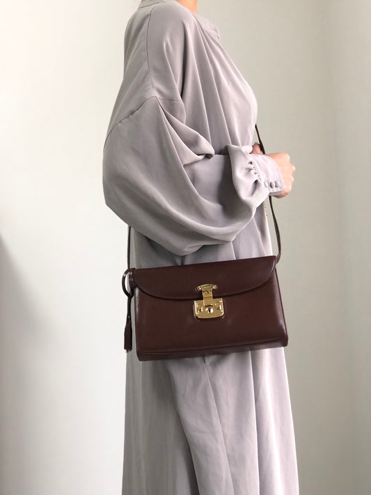 GUCCI Shoulder bag Brown Vintage imbphx