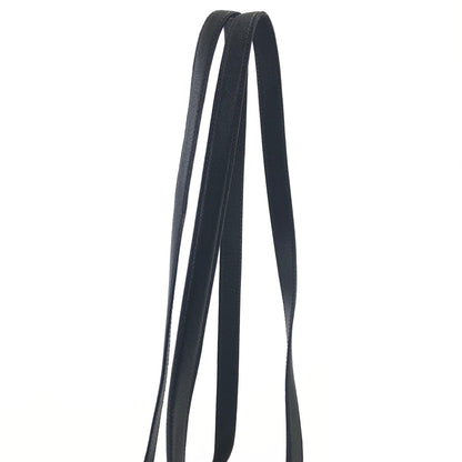 PRADA logoEmbossed  saffiano leather  side lock shoulder bag black Vintage Old 7yy5td