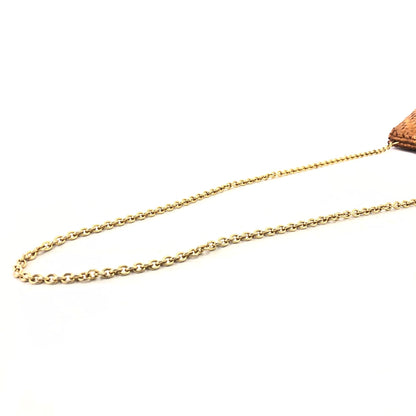 courrèges Logo Chain Basket Rattan Weave shoulder bag Brown Vintage ngvpig