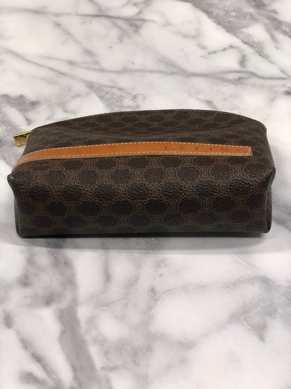 CELINE Macadam Logo 手拿包 棕色 復古 舊 CELINE wsa2z5