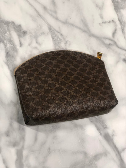 CELINE Macadam Logo 手拿包 棕色 復古 舊 CELINE wsa2z5