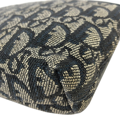 Christian Dior Trotter Jacquard 手拿包 海軍藍 復古 舊款 mz8vzi