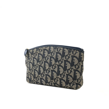 Christian Dior Trotter Jacquard 手拿包 海軍藍 復古 舊款 mz8vzi