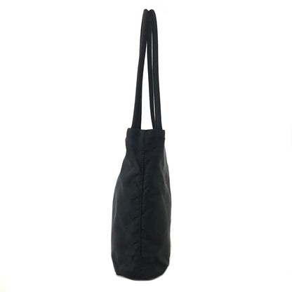PRADA Triangle logo plate Nylon shoulder bag Black Vintage Old 6ercv7