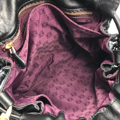 LOEWE Flamenco Tassel Small Drawstring Shoulder bag Black Vintage 7fxxbw