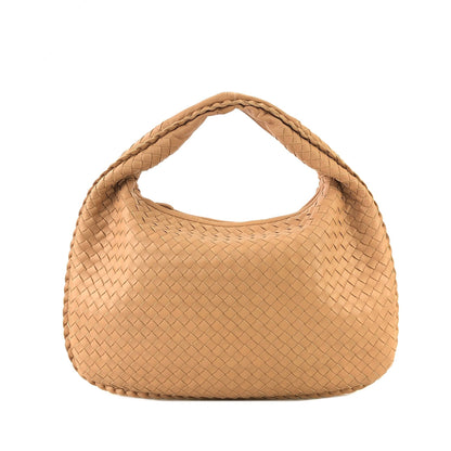 Bottega Veneta Jodie leather quilted hobo Shoulder bag Beige Vintage Old saetdy