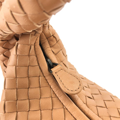 Bottega Veneta Jodie leather quilted hobo Shoulder bag Beige Vintage Old saetdy