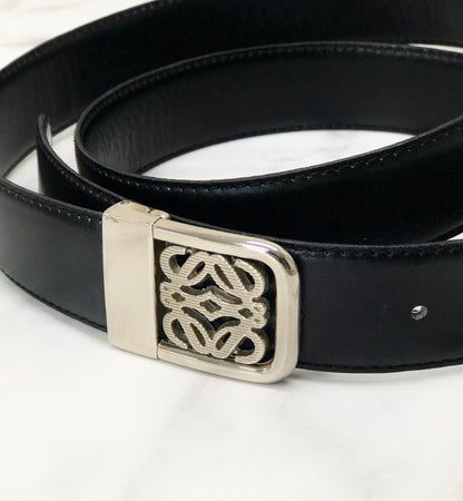 LOEWE Anagram Belt Black Vintage Old saz7ds