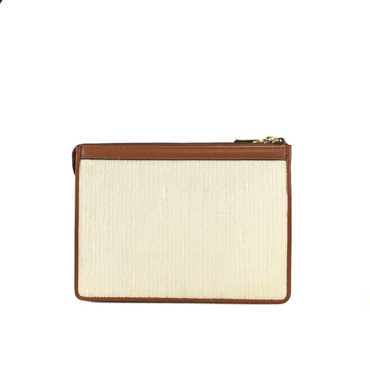 Salvatore Ferragamo Logo Shoulder bag White Vintage Old mk5mmu