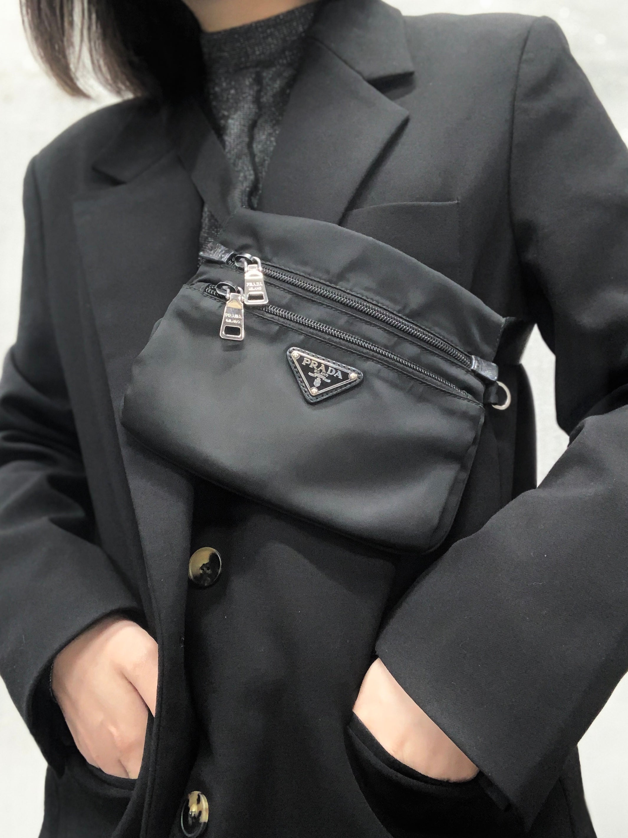 Prada waist shop bag vintage