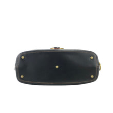 Load image into Gallery viewer, LOEWE Anagram Suede Handbag Black Vintage Old yz5835
