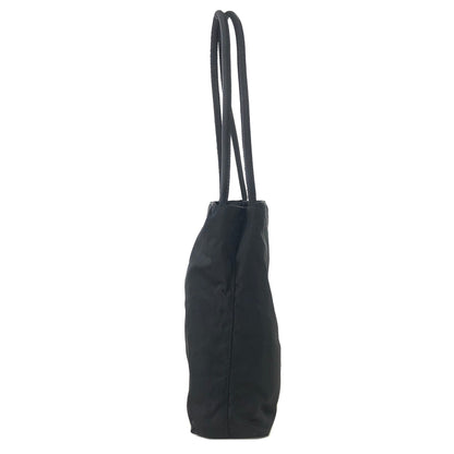 PRADA Triangle Logo Nylon Shoulder Bag Black Vintage Old 37fgmm