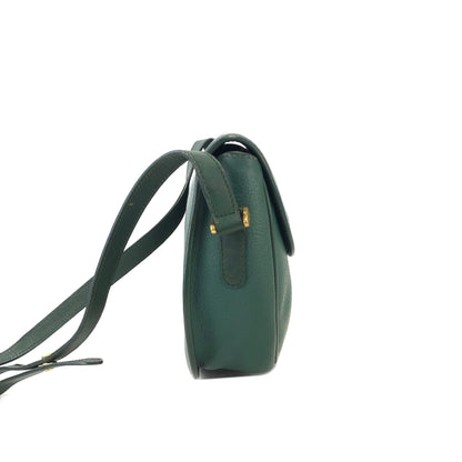 GUCCI GG logo Crossbody Shoulder bag Green Vintage Old GUCCI jv2iuf