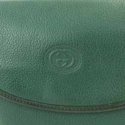 GUCCI GG logo Crossbody Shoulder bag Green Vintage Old GUCCI jv2iuf