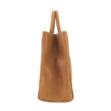 Load image into Gallery viewer, LOEWE Anagram Crocodile embossed Two-way Totebag Shoulder bag Brown Vintage Old she7e7
