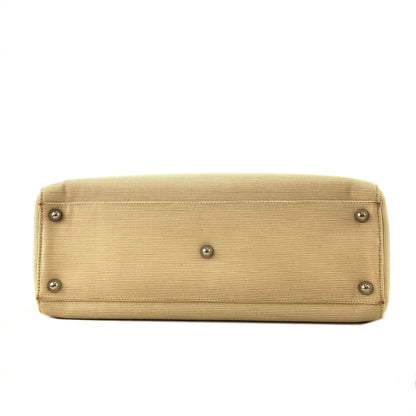 Christian Dior Lady Dior Cannage Tortoiseshell Handle Handbag Beige Vintage w2bk7y