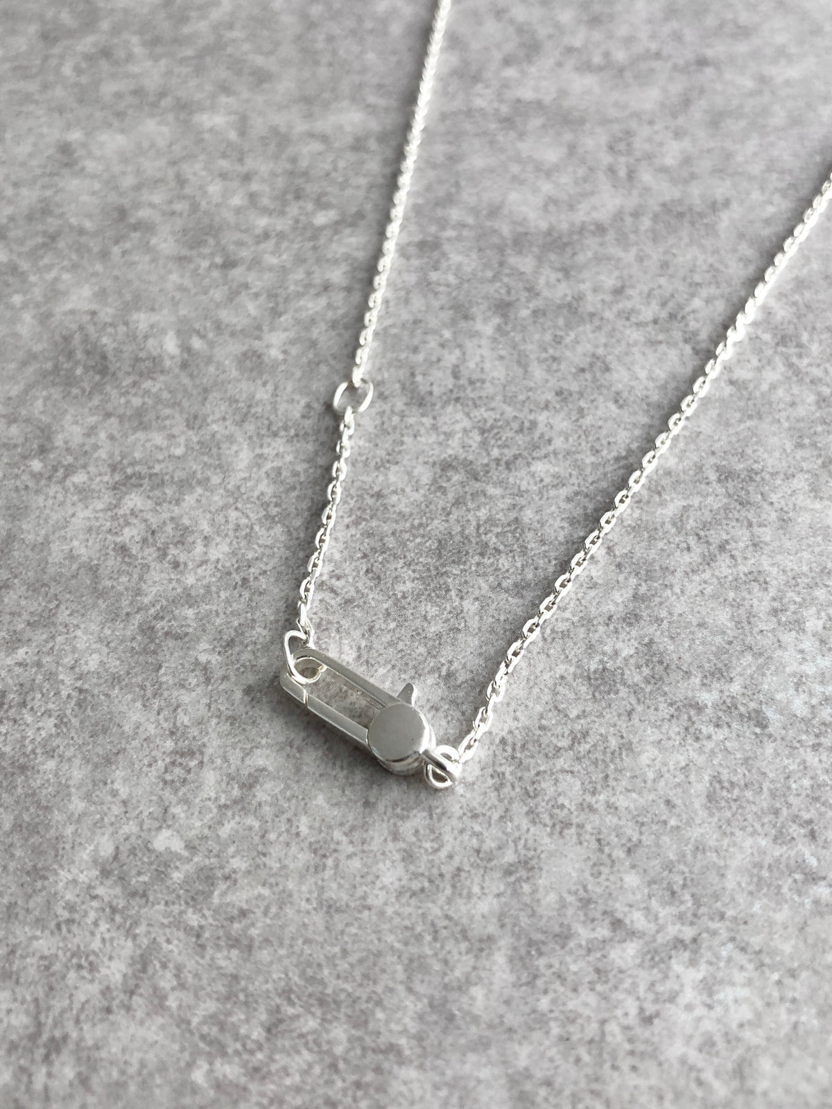 GUCCI Logo Necklace Silver SILVER925 Vintage 78tegk