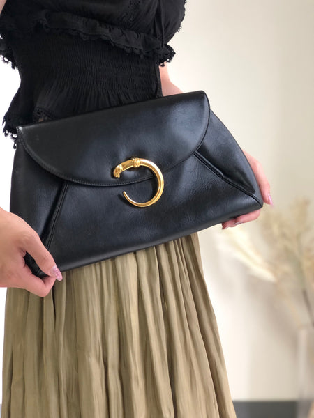 ヴィンテージcartier bag♡ Authentic CARTIER Vintage Panthere Patent Shoulder Bag - Etsy