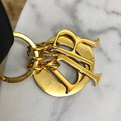 Christian Dior Cannage Charm 尼龍迷你手袋 黑色 復古 舊 kjas5s
