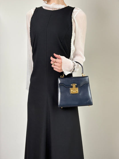 GUCCI Handbag Black 000・2110・0211 Vintage 5yyupi
