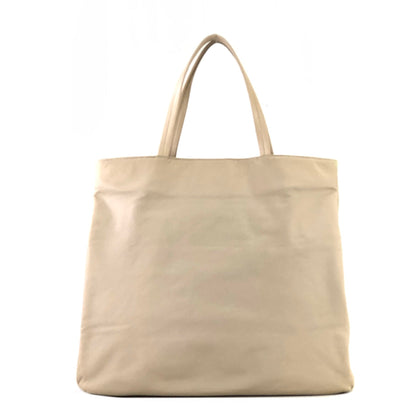 GIVENCHY logo bijou motif nylon tote bag beige vintage old h3vkkw