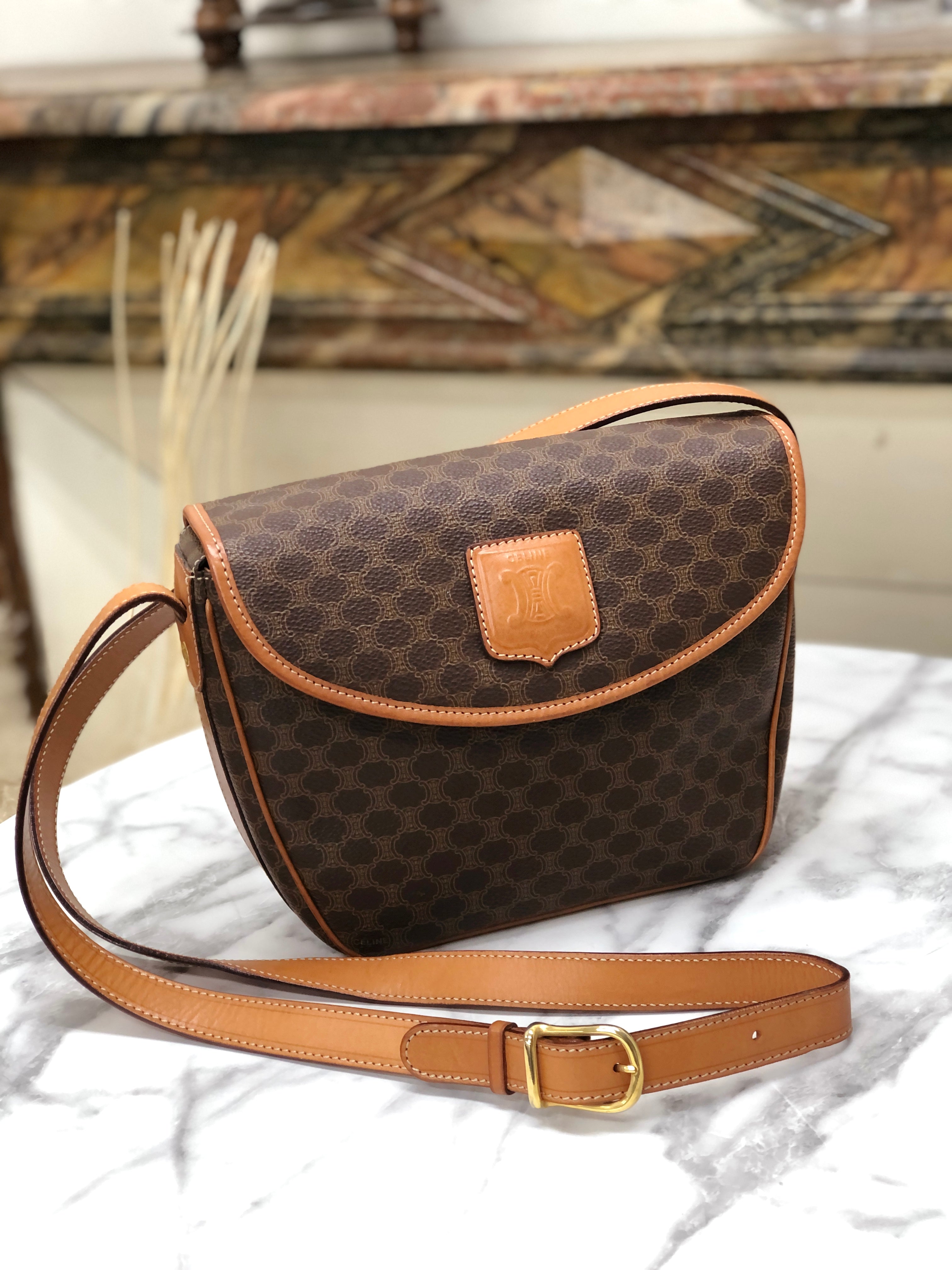 Celine vintage macadam bag sale