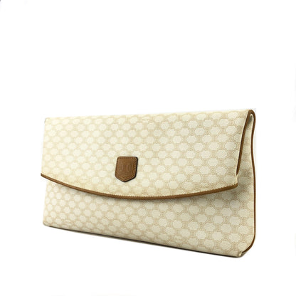 CELINE Macadam Blason Clutch bag White Old Celine Vintage bb77yv