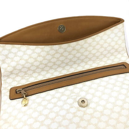 CELINE Macadam Blason Clutch bag White Old Celine Vintage bb77yv