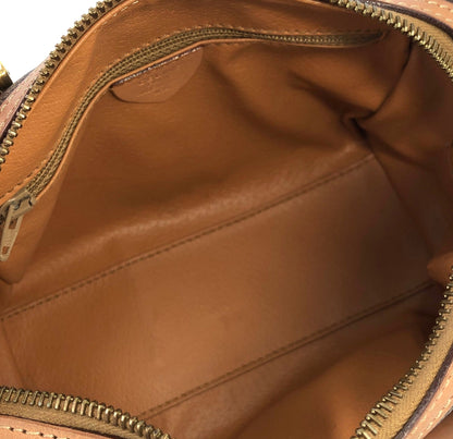 CELINE Macadam Two-way Shoulder bag Mini Boston bag Handbag Brown Vintage Old CELINE tgd87j