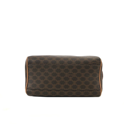 CELINE Macadam Two-way Shoulder bag Mini Boston bag Handbag Brown Vintage Old CELINE tgd87j