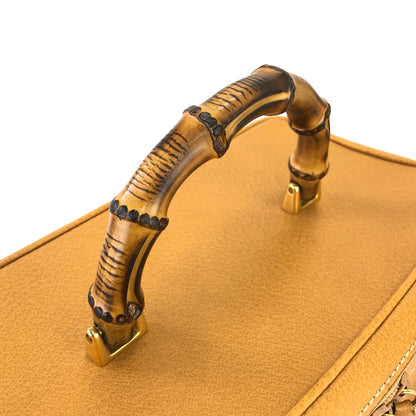 GUCCI Bamboo Shoulder bag Vanity bag Camel Vintage Old GUCCI 2gddxc