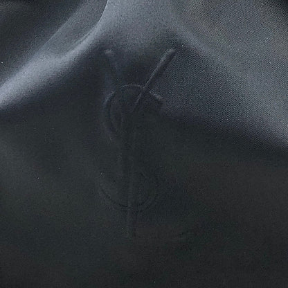 Yves Saint Laurent YSL Nylon Drawstring Shoulder bag Navy Vintage aags4s