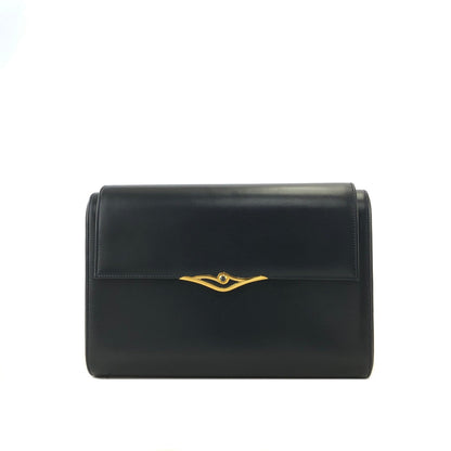 Cartier Sapphire Clutch Bag Navy Vintage nu45in