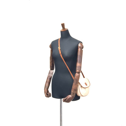 CELINE Blason 褶皺單肩包 象牙色 復古 舊款 CELINE vatnr3