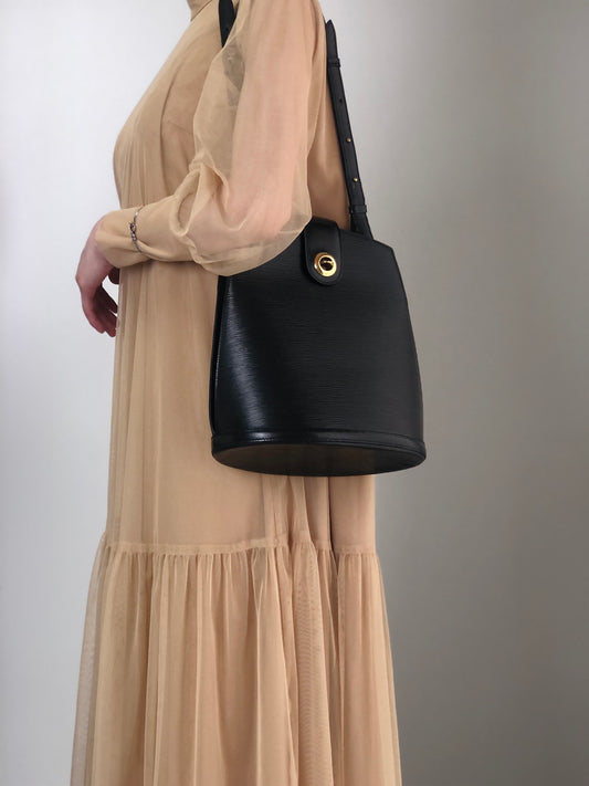LOUIS VUITTON Epi Shoulder bag Black M52252 Vintage hcpiyg