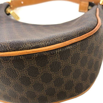 CELINE Macadam Handbag Shoulder Bag Hobobag Brown AVA Old Celine Vintage j3grwx