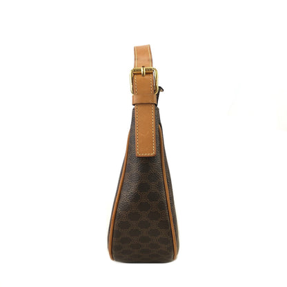 CELINE Macadam Handbag Shoulder Bag Hobobag Brown AVA Old Celine Vintage j3grwx