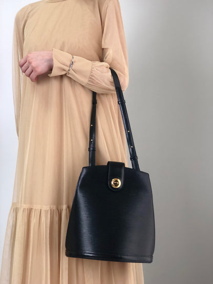 LOUIS VUITTON Epi Shoulder bag Black M52252 Vintage hcpiyg
