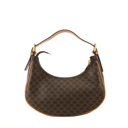 CELINE Macadam Handbag Shoulder Bag Hobobag Brown AVA Old Celine Vintage j3grwx