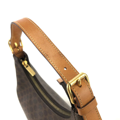 CELINE Macadam Handbag Shoulder Bag Hobobag Brown AVA Old Celine Vintage j3grwx