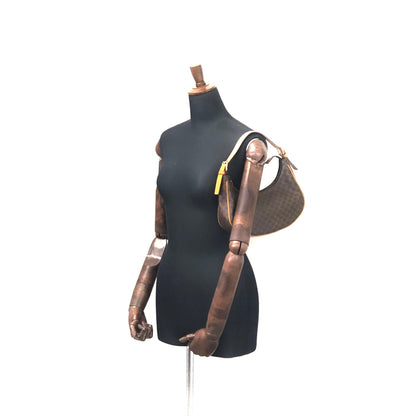 CELINE Macadam Handbag Shoulder Bag Hobobag Brown AVA Old Celine Vintage j3grwx