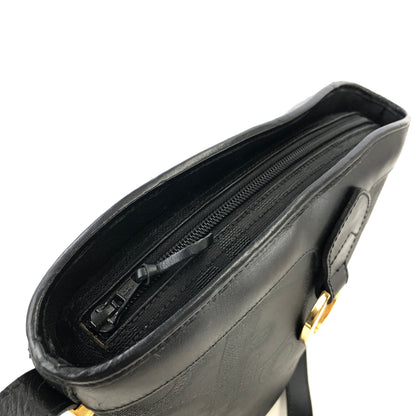 Christian Dior Logo Pattern Bucket Shoulder bag Black Vintage Old y42cbj